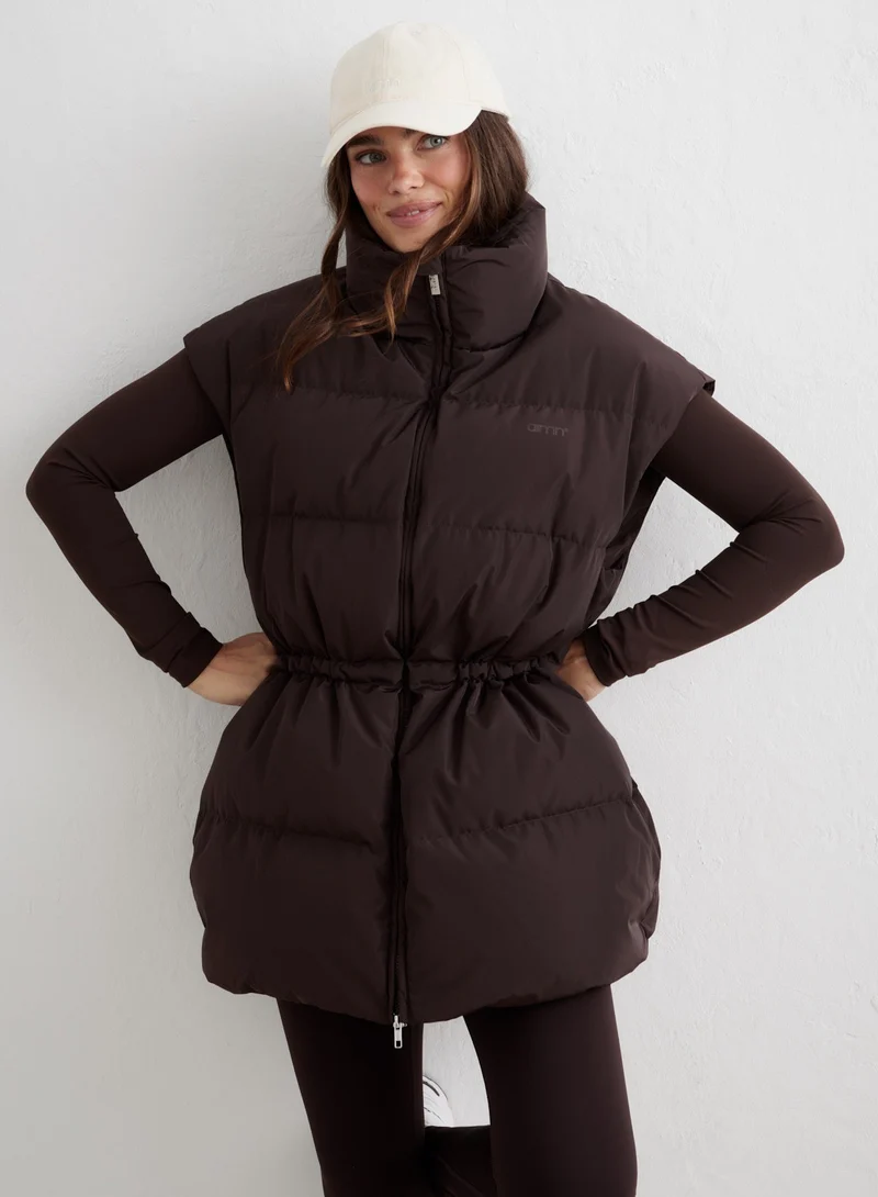 Cacao Moment Puffer Vest