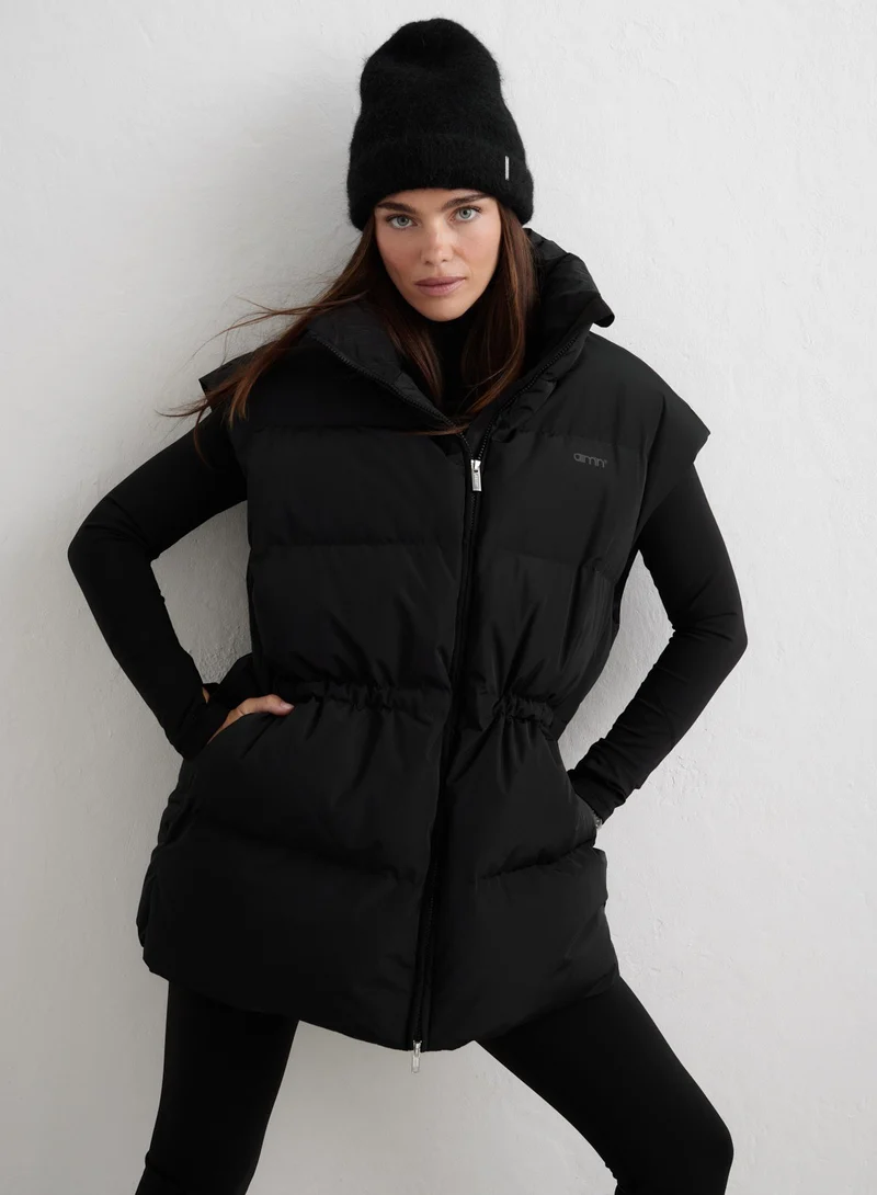 Black Moment Puffer Vest