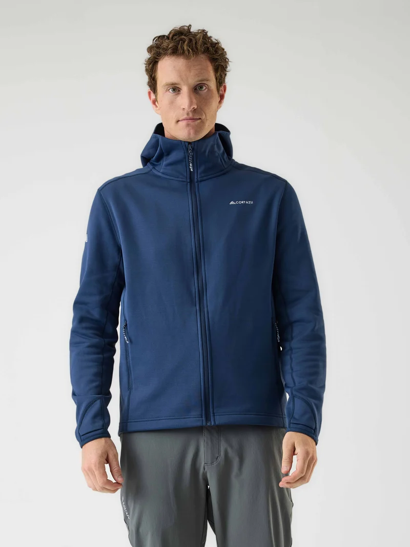 AR Fleece Hooded Dark Blue | Men