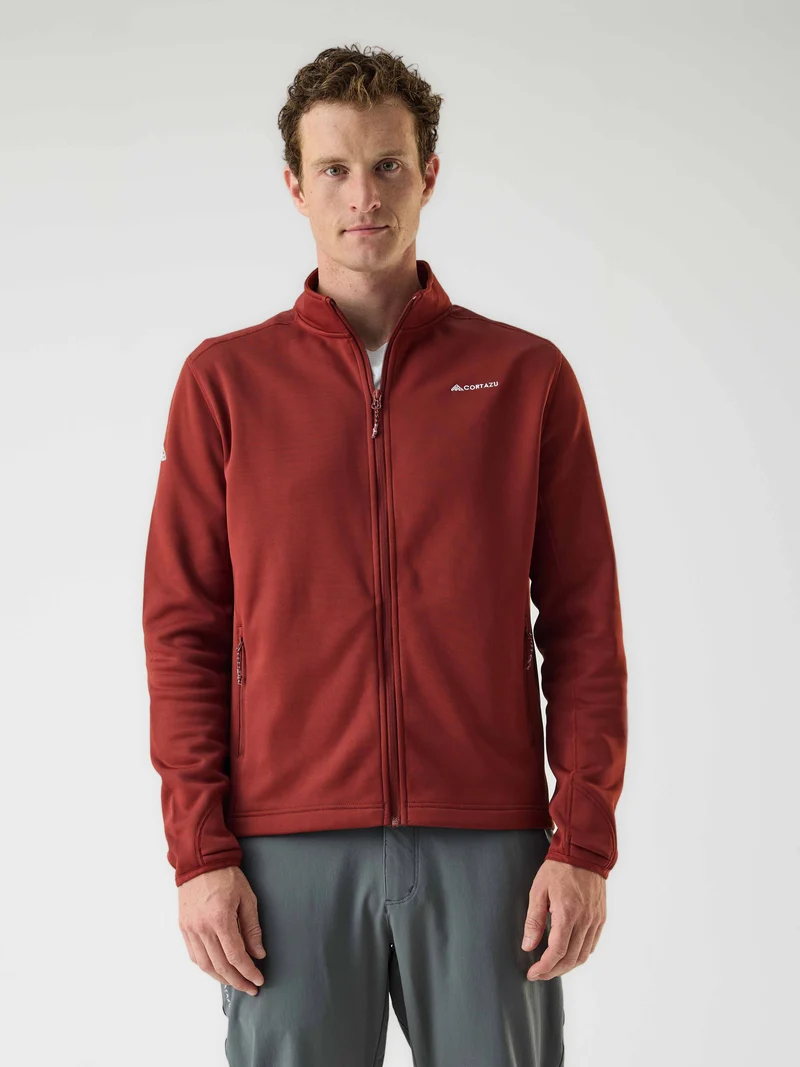 AR Fleece Russet Red | Men