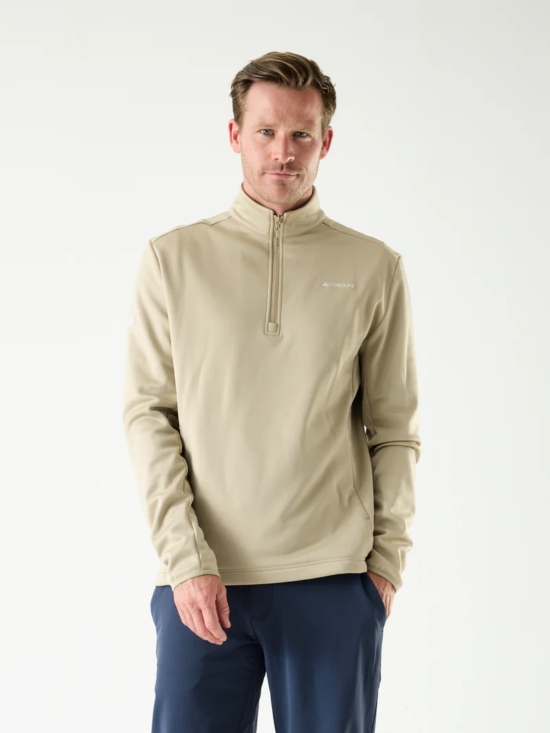 AR Fleece Half-Zip 10M Beige | Men