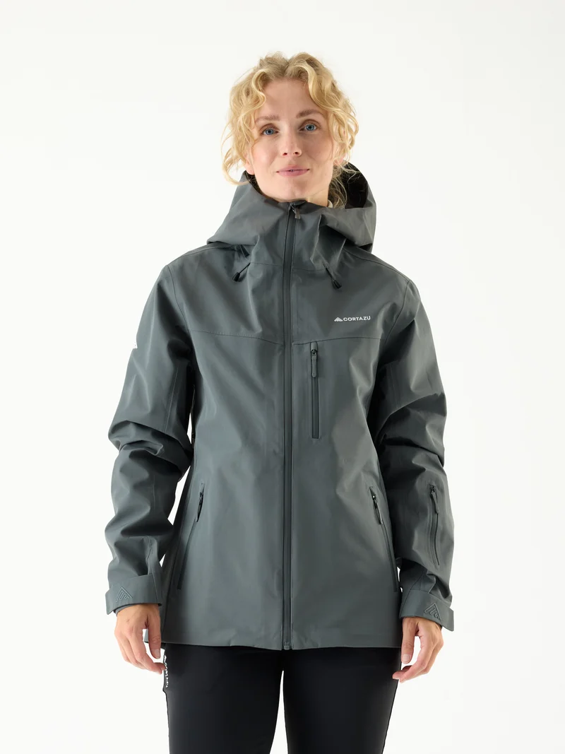 AW Hardshell Jacket 10M Mid Grey | Women