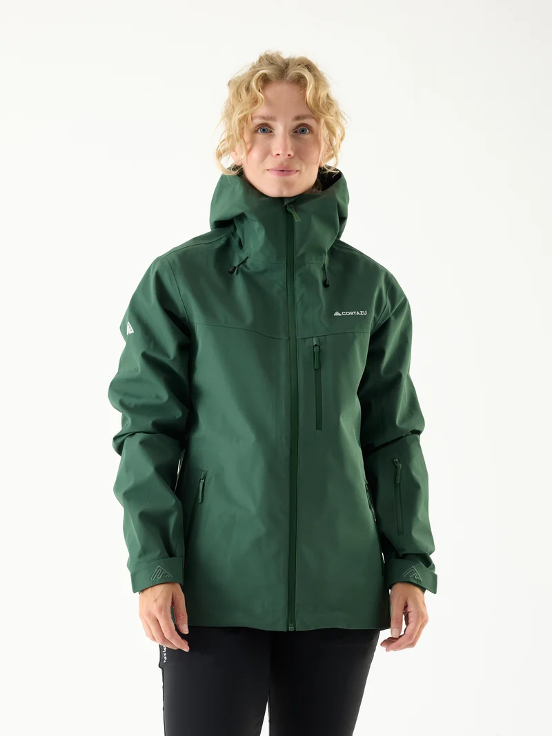 AW Hardshell Jacket 10M Dark Green | Women