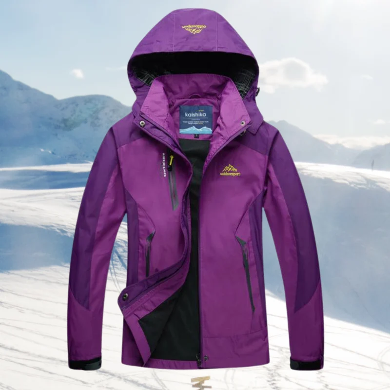 Dames Wind- en Waterdichte Outdoorjas Lichtgewicht