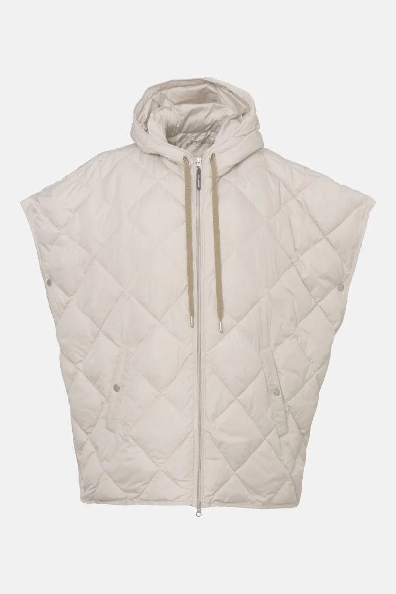 Gewatteerde cape PEPPY12 | Silver Grey