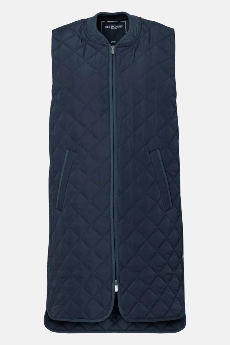 Lange gewatteerde bodywarmer ART25 | Dark Indigo