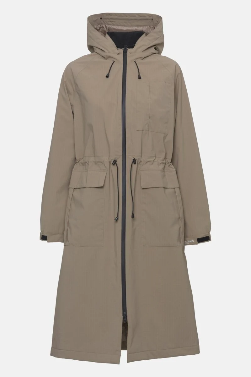 Lange winterparka THERMAL01 | Greige