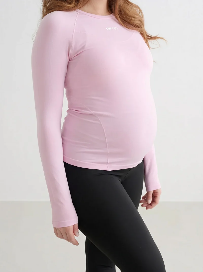 Cotton Candy Soft Basic Maternity Long Sleeve