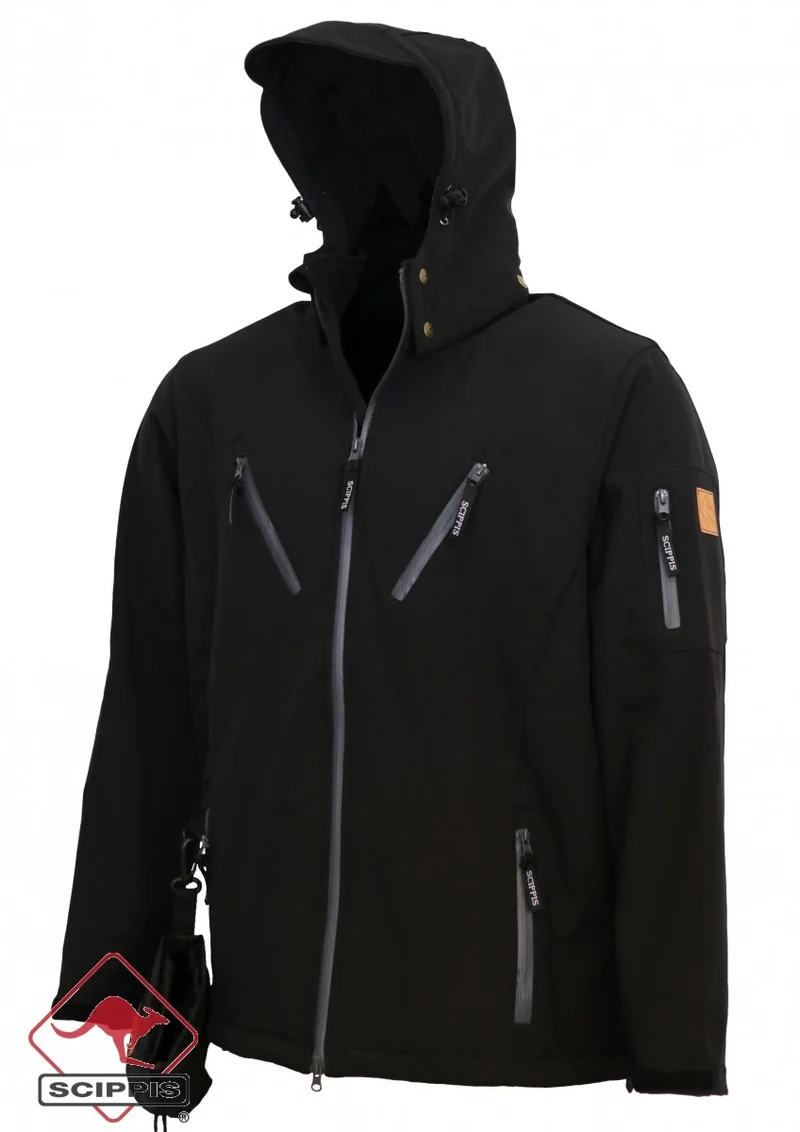 Scippis Hawson Herenjas – Warme Waterdichte Softshell Jas