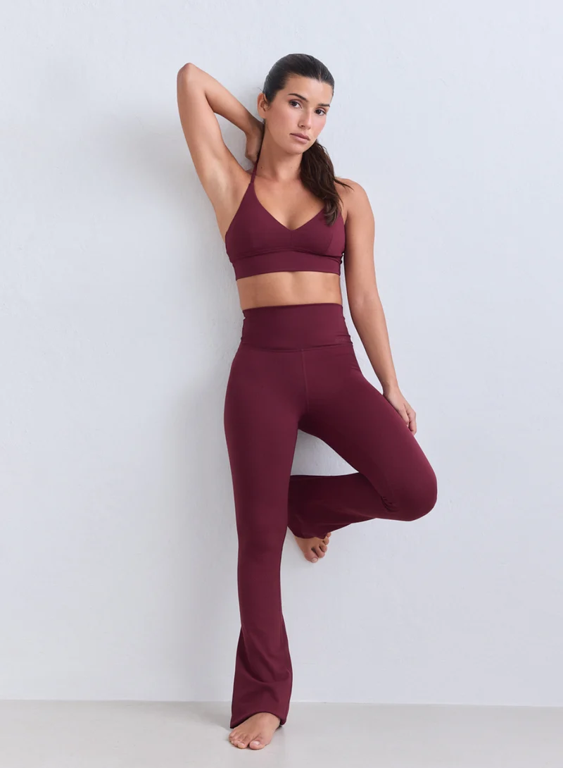 Merlot Sense Flare Tights & Merlot Sense Strap Bra