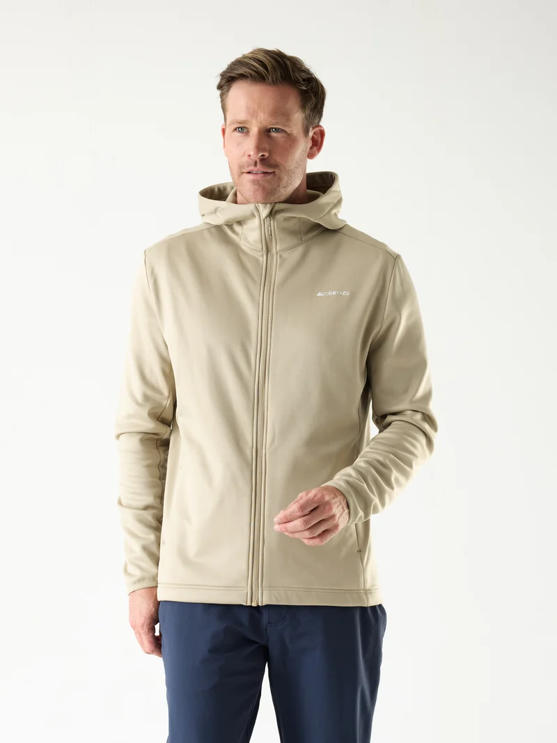 AR Fleece Hooded Beige | Men