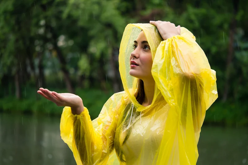 PVC Regenponcho Diverse kleuren