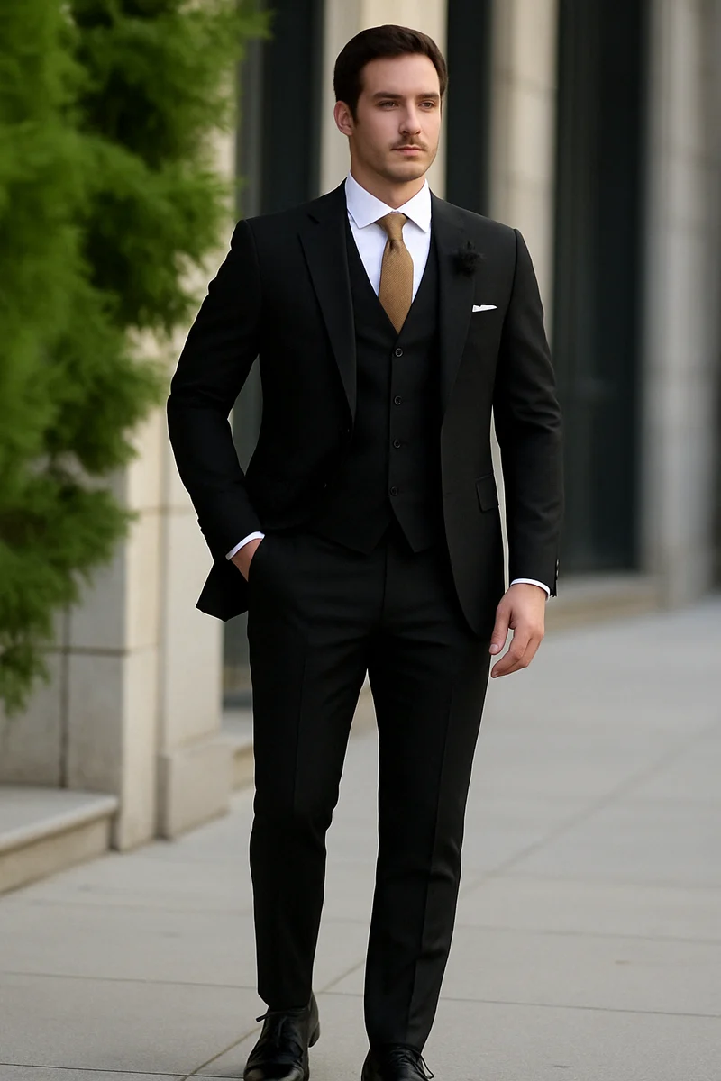 Brecken – Elegant 3-delig Herenpak voor een Vrouwelijke Look