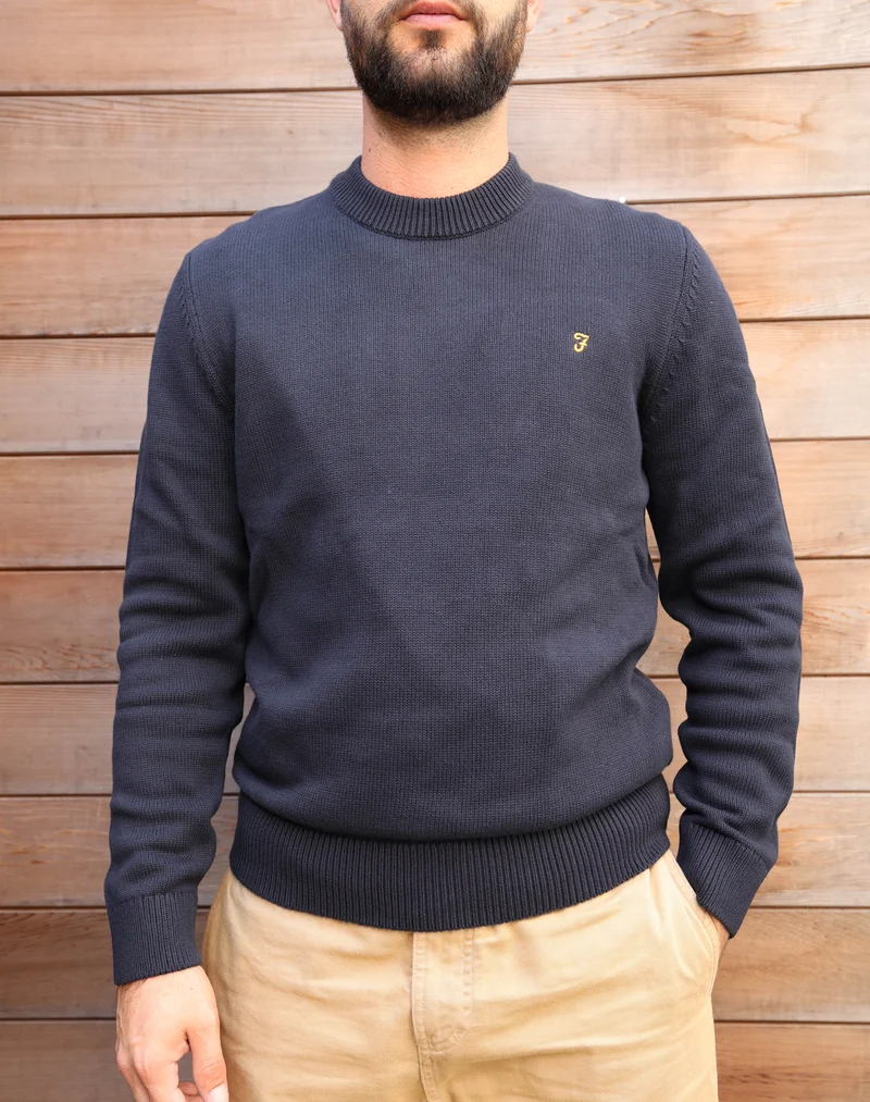 Shepard crew sweater - navy