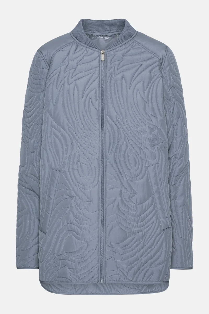 Kort Gewatteerd Jack met Ribboord DUNE02 | Grey Blue