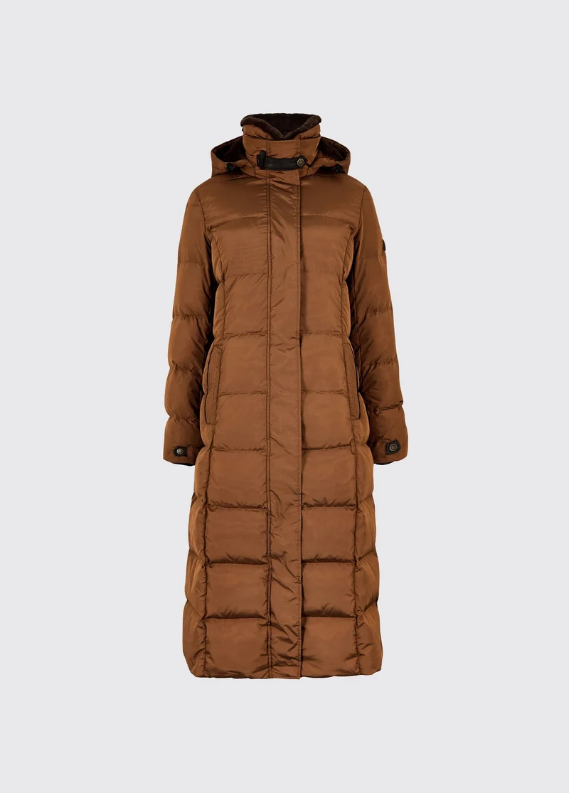 Aldborough Dames Lange Donsjas - Russet