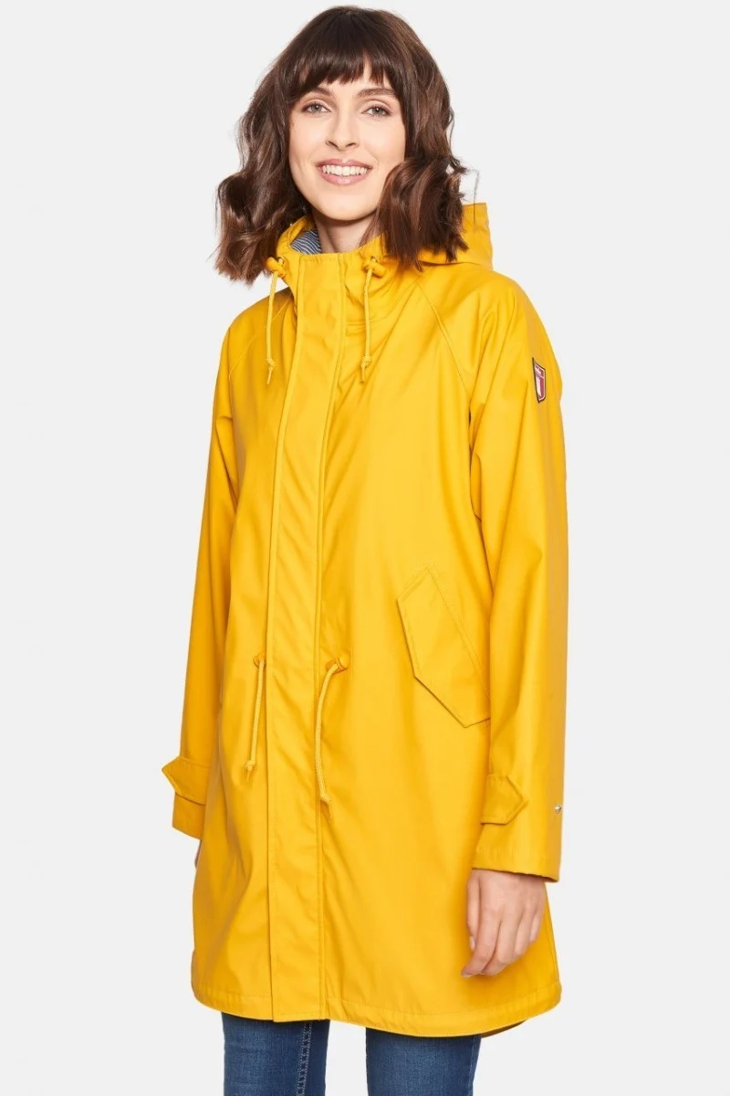 Derbe Regenjas Dames Traveby Friese Fisher Geel