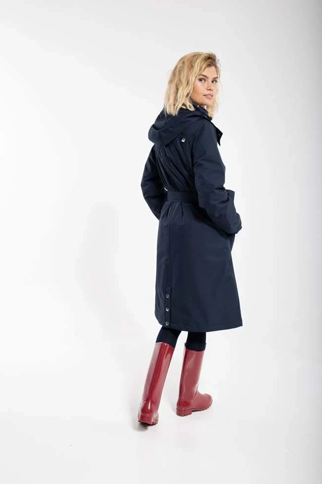 Danefae Winter Regenjas Dames Bornholm Donkerblauw