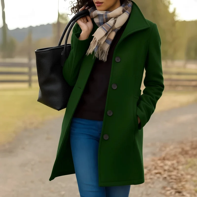 Dames Klassieke Knoopjas | Tijdloze Elegante Overgangsstijl
