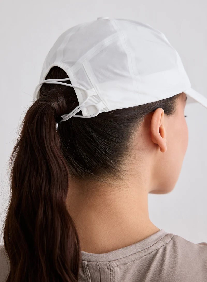 White Le Run Running Cap