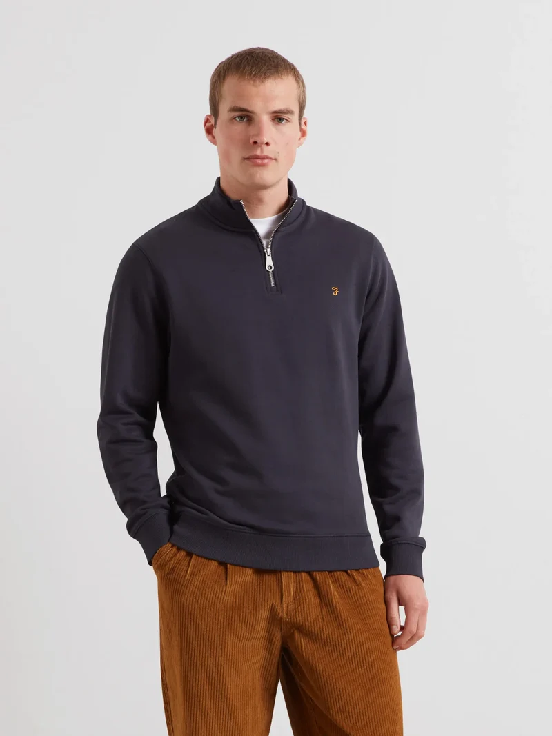 Arnold 1/4 zip - navy