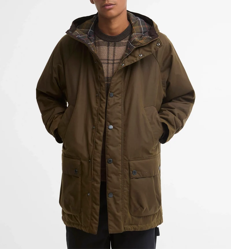 Bedale Waxed Parka – Brown