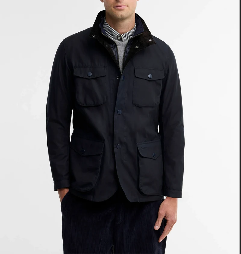 Ogston Waxed Jacket – Black