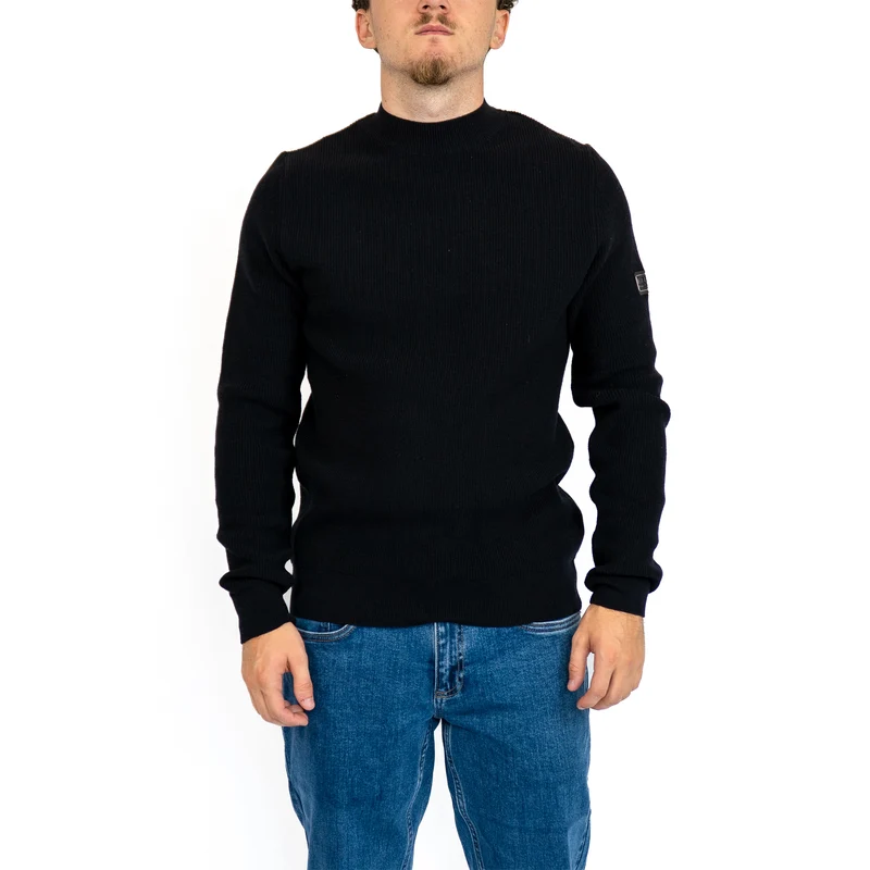 Crawley Crew Neck Jumper – Black