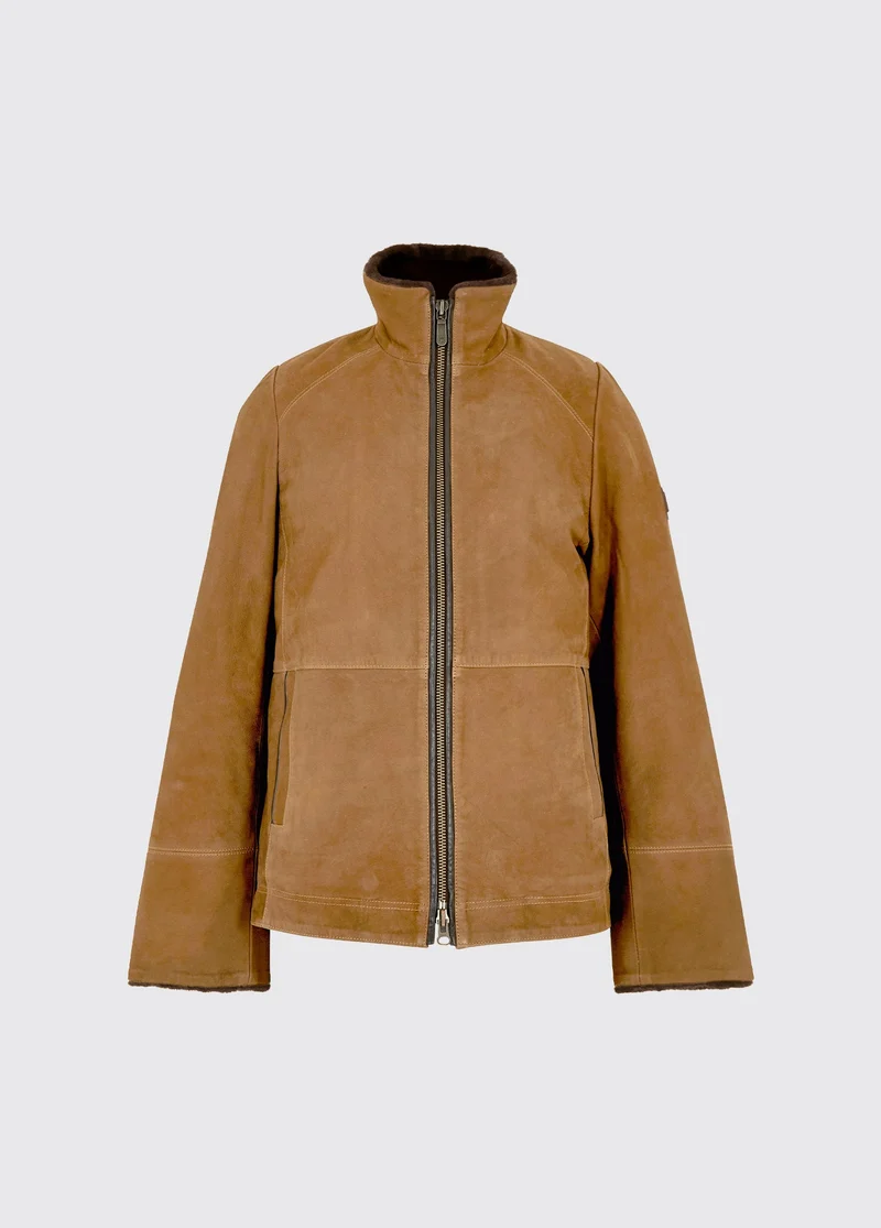 Merriman Leren Jas voor Heren – Tan