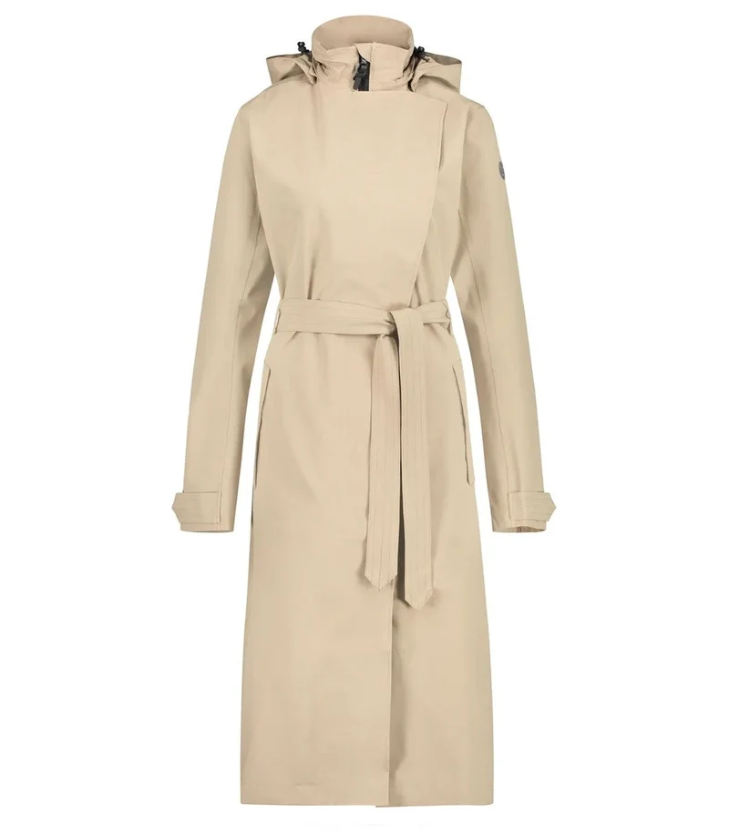 Agu Urban outdoor Trenchcoat long Women Cement