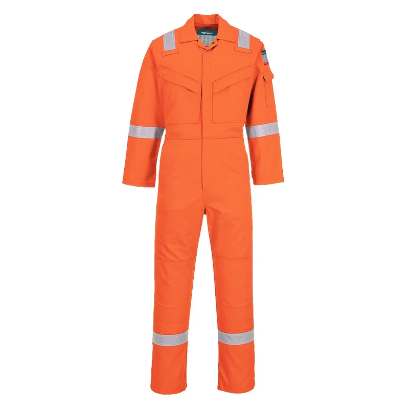 Portwest FR21 Super Lichtgewicht Antistatische Overall 210 g/m² | Multinorm Werkoverall