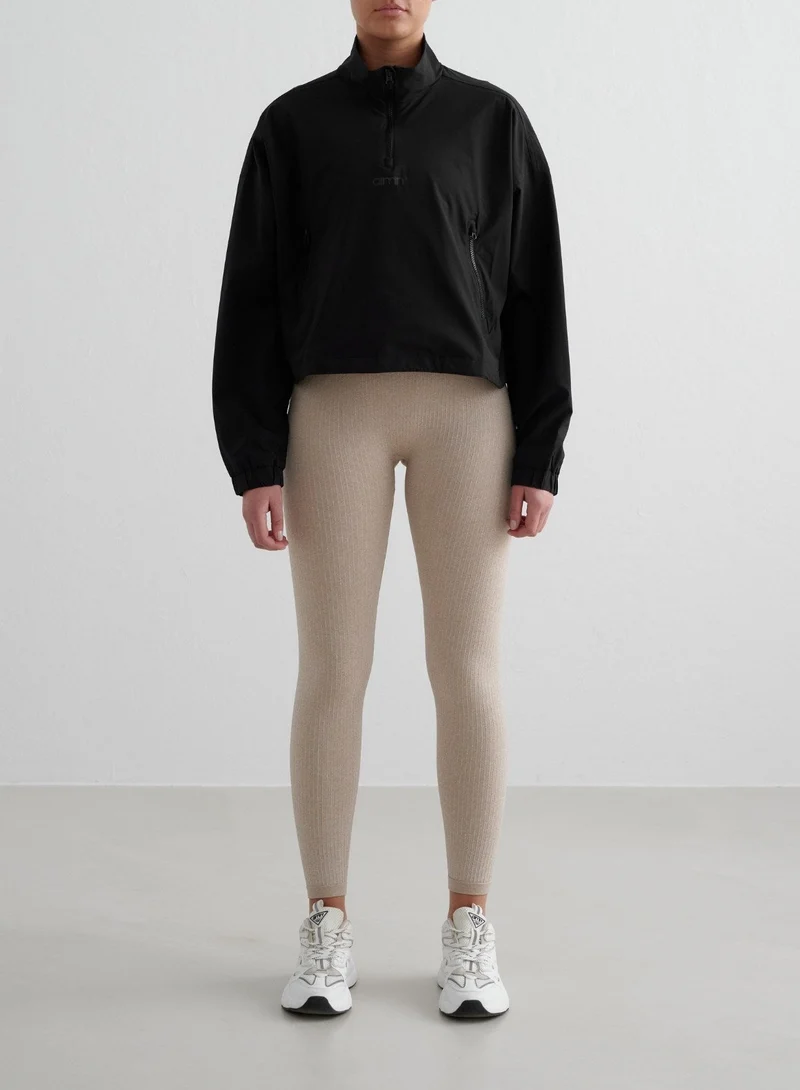 Black Windbreaker Jacket