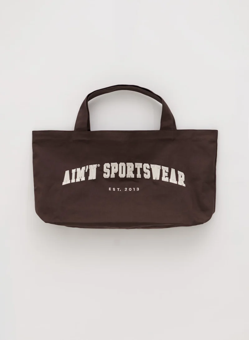 Macchiato Varsity Tote Bag