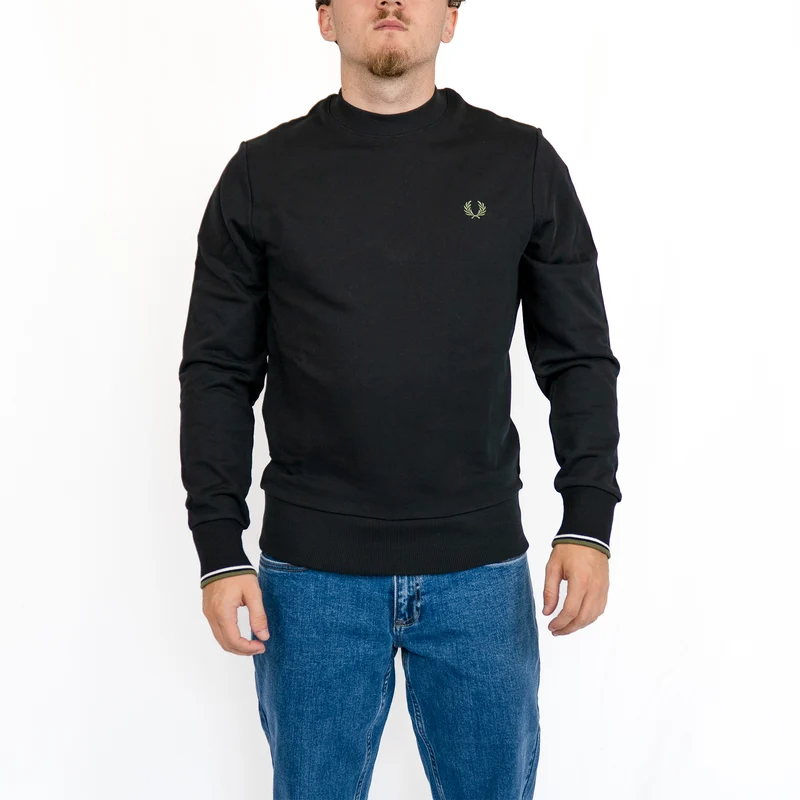 Crew neck sweatshirt - black