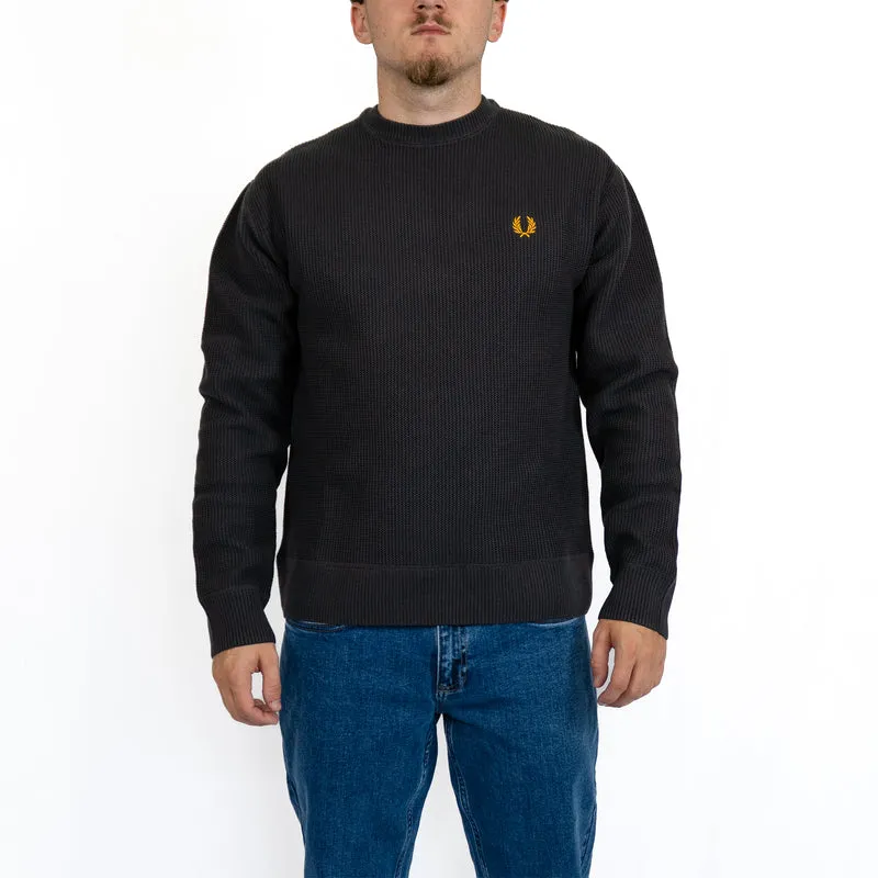 Textured jumper - anchor grey
