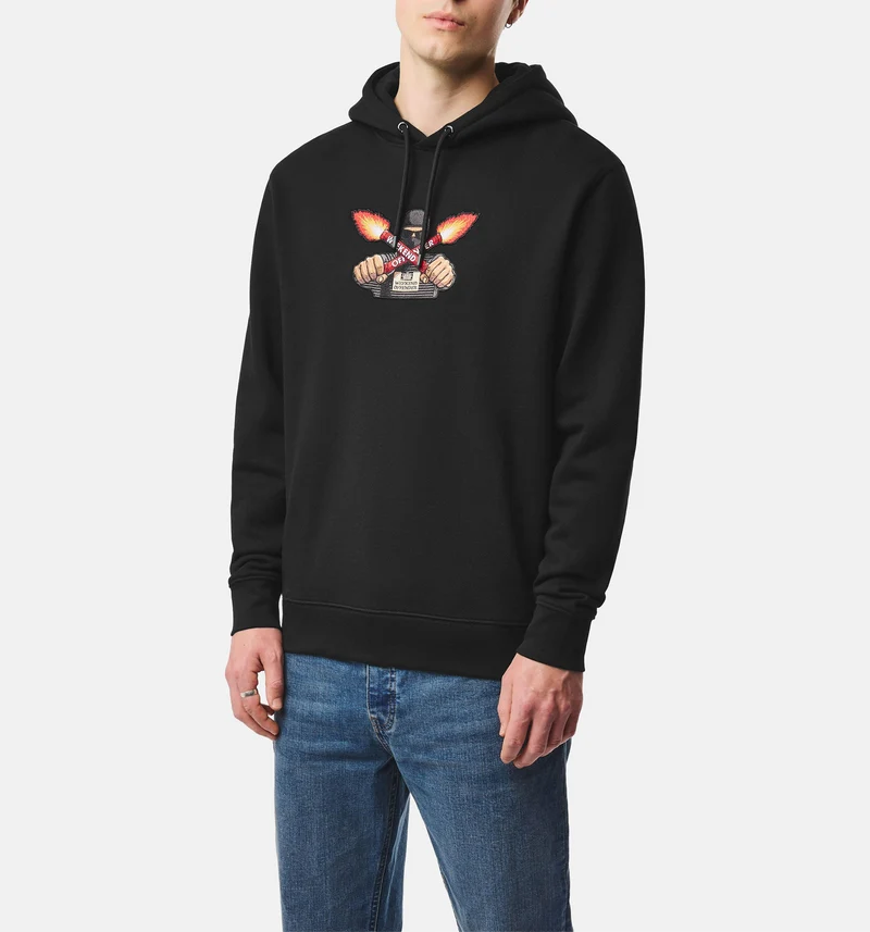 Fulgar Graphic Hoodie – Black