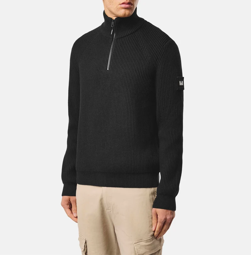 Snetterton Quarter Zip – Black