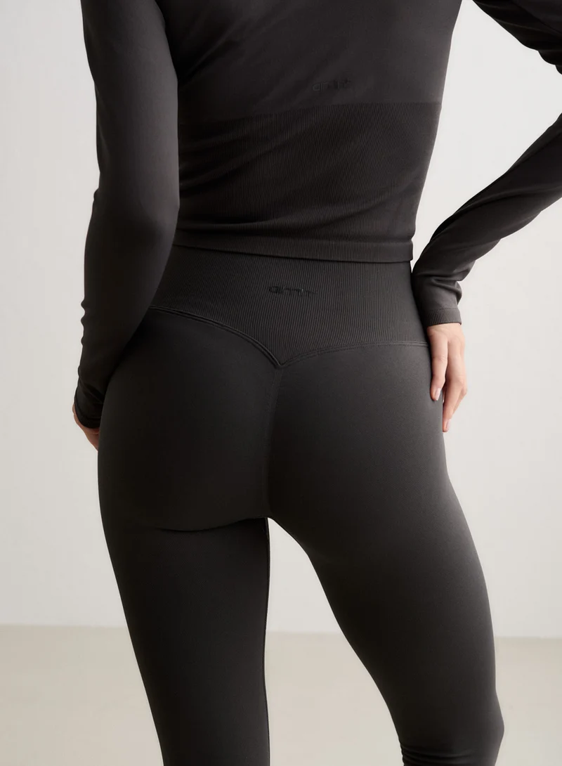 Shadow Grey Shape Seamless Tights
