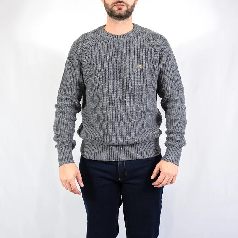 Sage nepped sweater - grey shade
