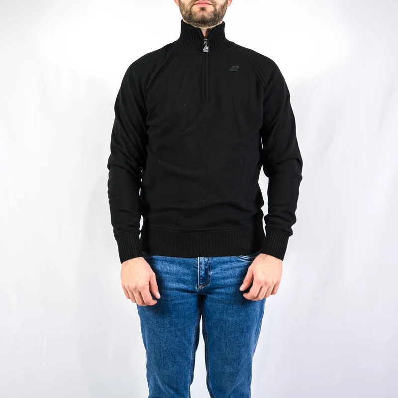 Cadras wool cashmere - black pure