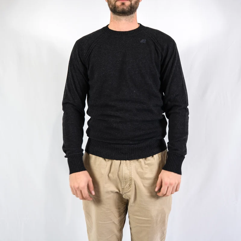 Sebas wool cashmere - carbon mel