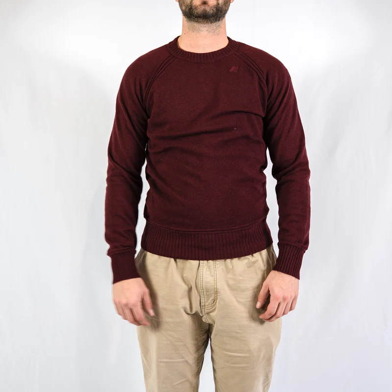 Sebas wool cashmere - red brown Mel