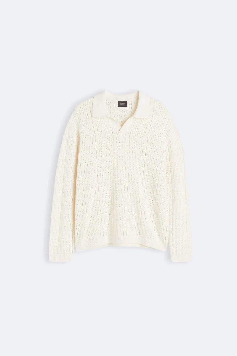 Elegante Haak- en Breipullover met Polokraag