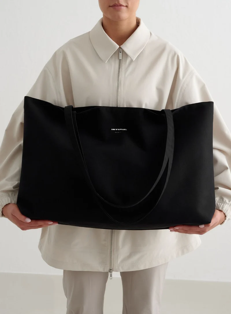 Black Waterproof Apparel Tote Bag