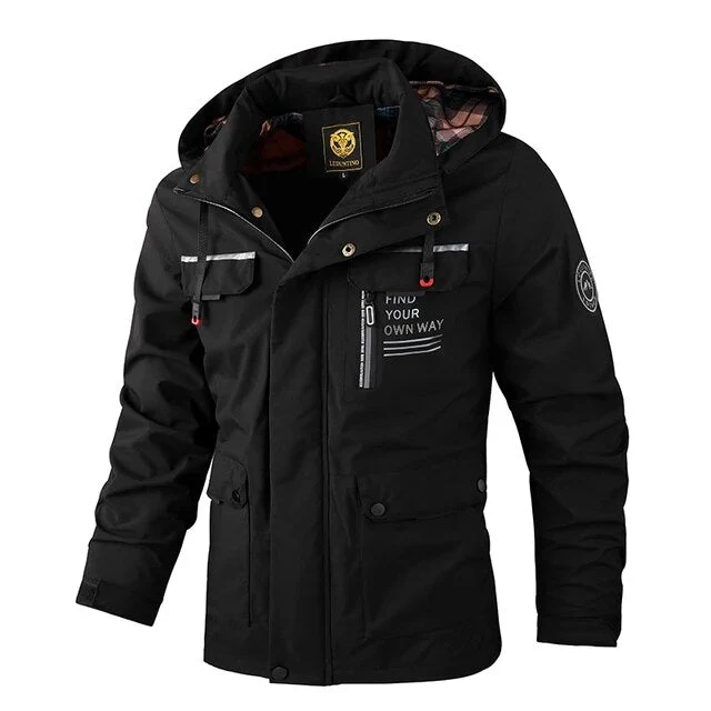 Heren Winterparka met Capuchon – Warm & Winddicht voor de Winter