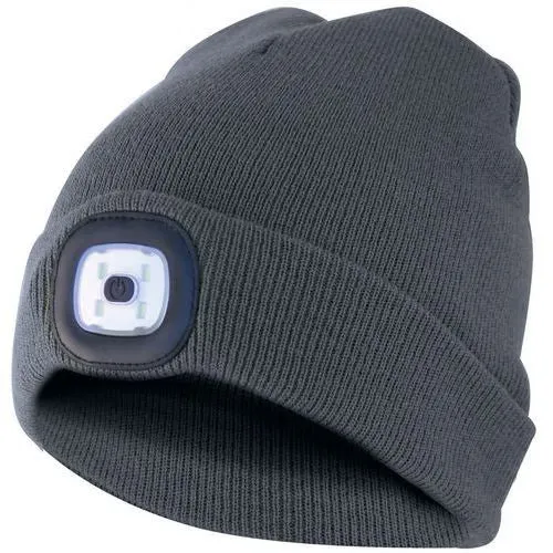B029 oplaadbare LED beanie muts