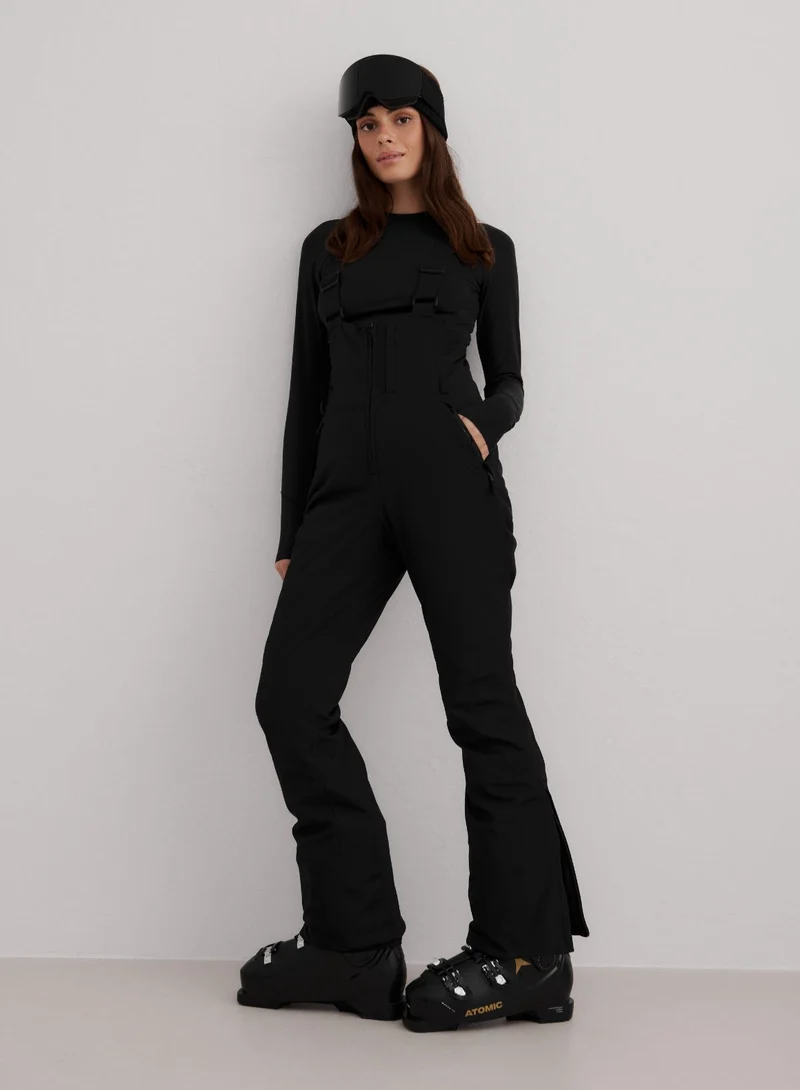 Black Vermont Padded Bib Pants