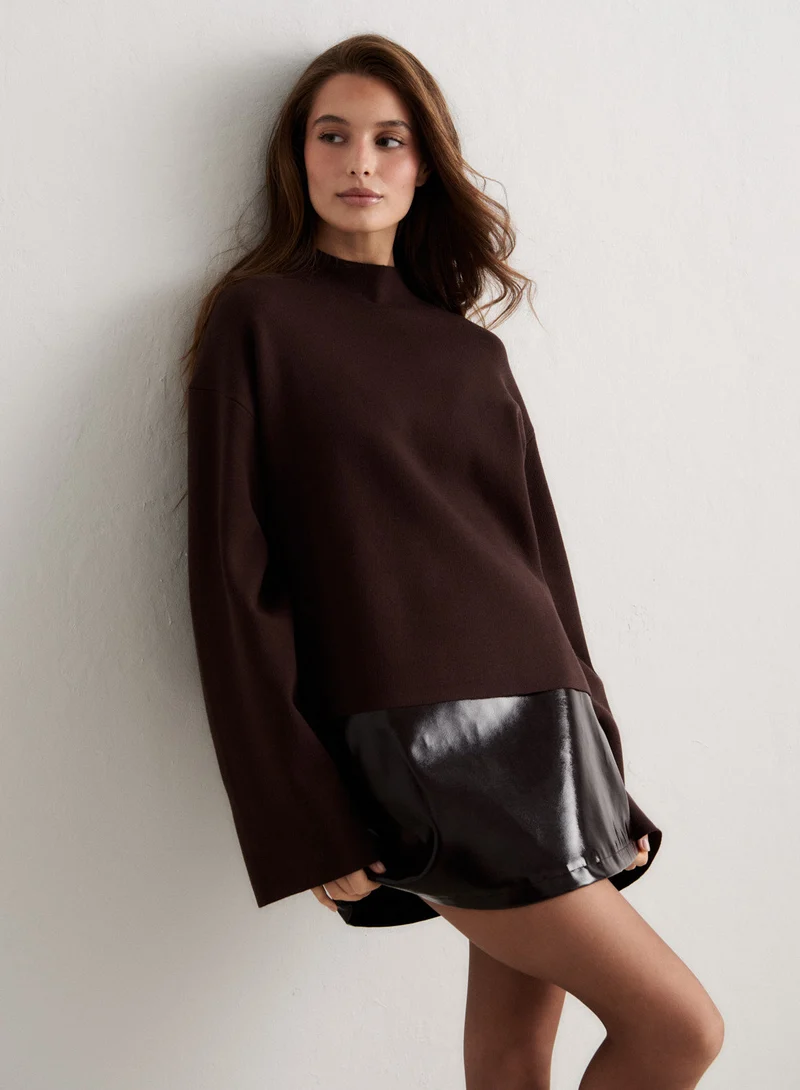 Chocolate Perfect Knit Long Sleeve