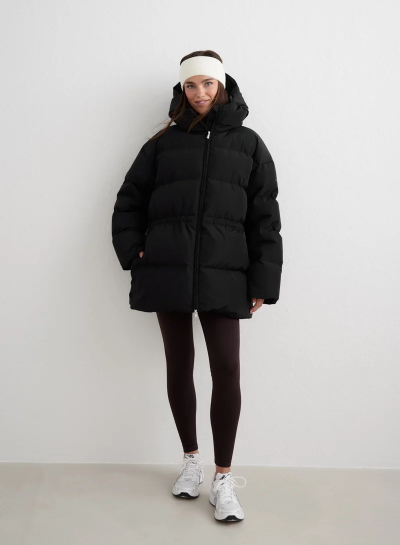 Black Moment Puffer Jacket