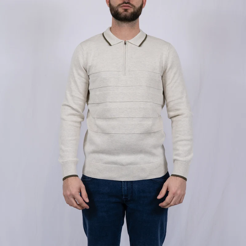 Fenhill Knitted Polo – Polo homme casual chic